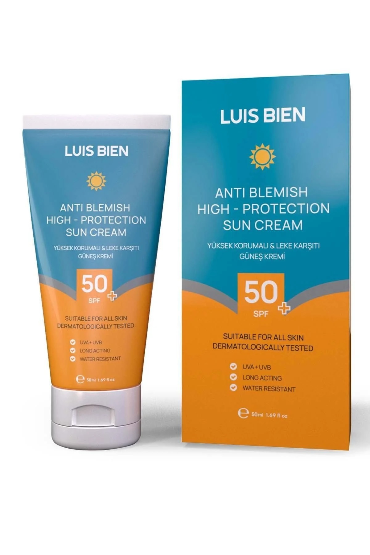 کرم ضد آفتاب و ضد لک  SPF50  لوییس بین