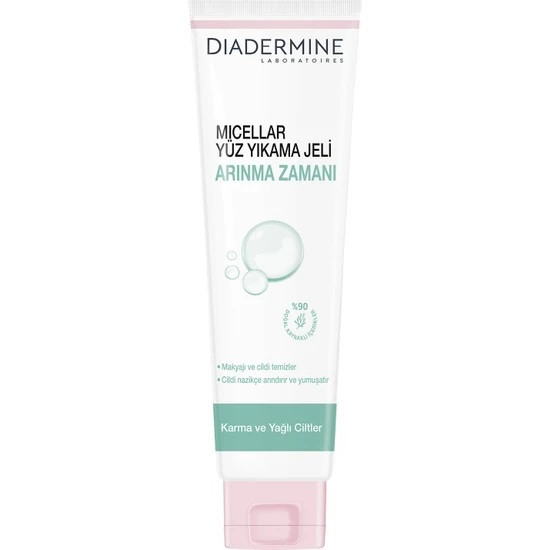 DIADERMINE MICELLAR YUZ YIKMA JELI karma ve yagli ciltler