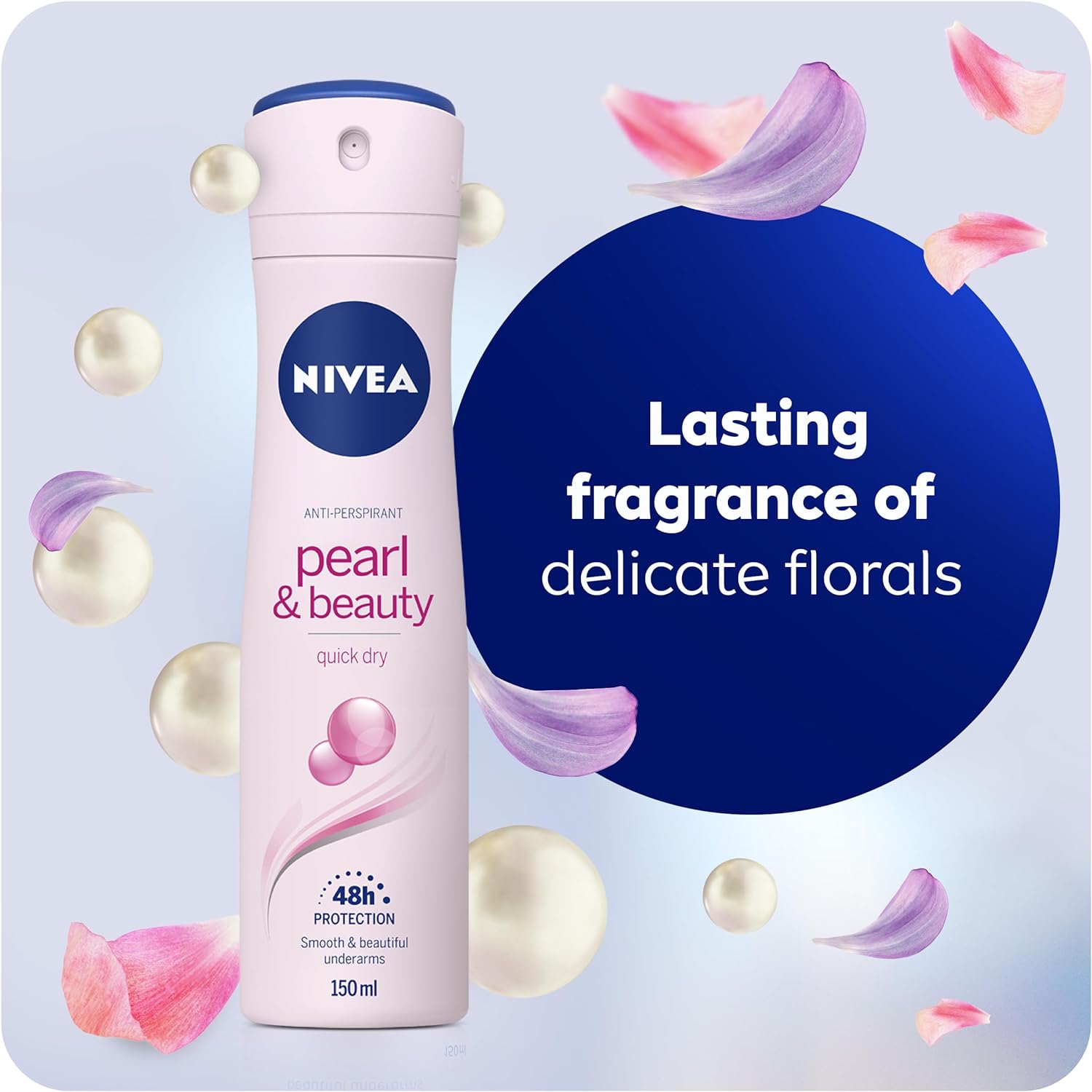 اسپری ضد تعریق بانوان نیوا مدل pearl & beauty