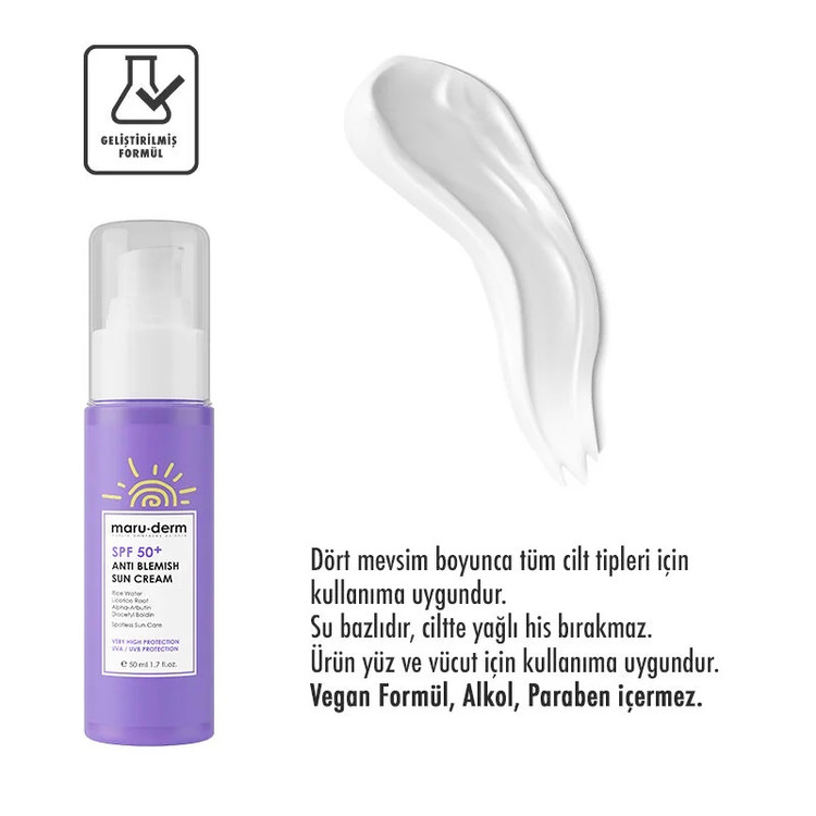 ضد افتاب و ضد لک SPF50 مارو درم